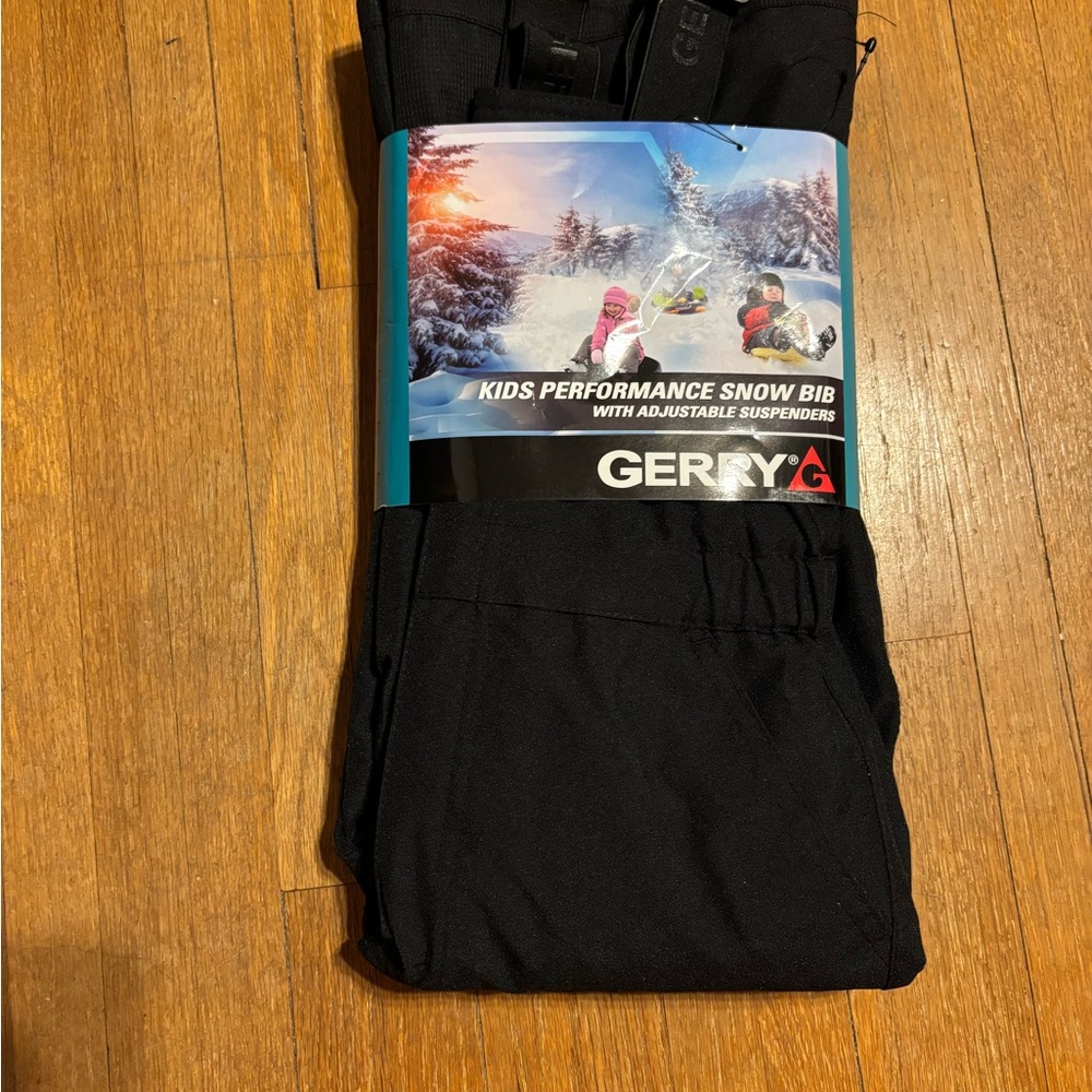 Gerry Kids Black Performance Snow Bib 4T